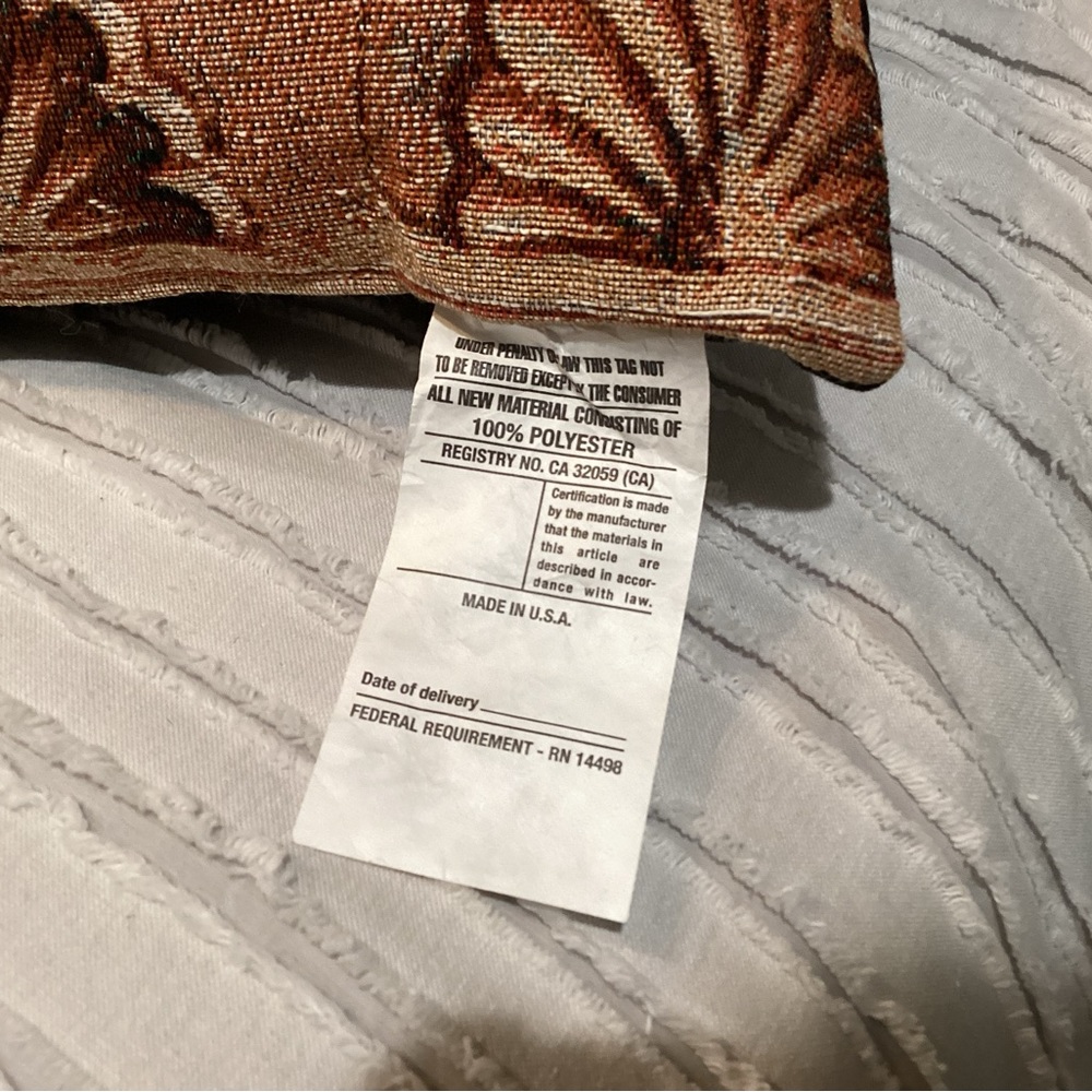 🟠 Vintage & New - NSYNC "No Strings" Design Woven Tapestry Pillow - Collectible - Picture 5 of 9